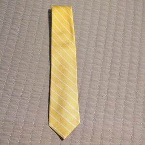 Paul Fredrick Sunny Yellow Striped Tie